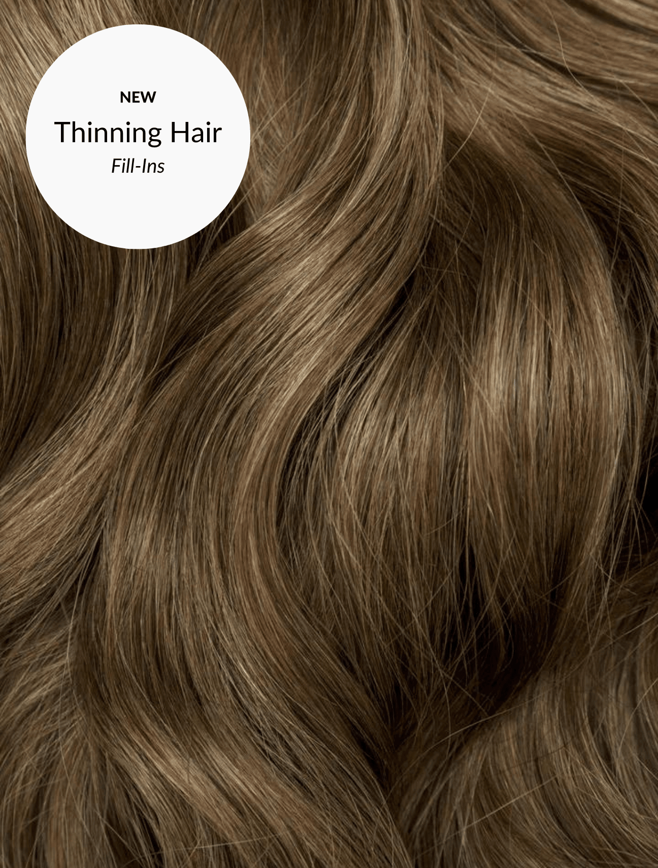 Espresso Caramel (2/5B) Thinning Hair Fill-Ins - BOMBAY HAIR 