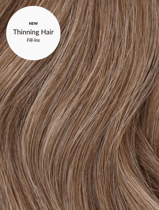 Caramel Ash Blend (4/9) Thinning Hair Fill-Ins - BOMBAY HAIR 