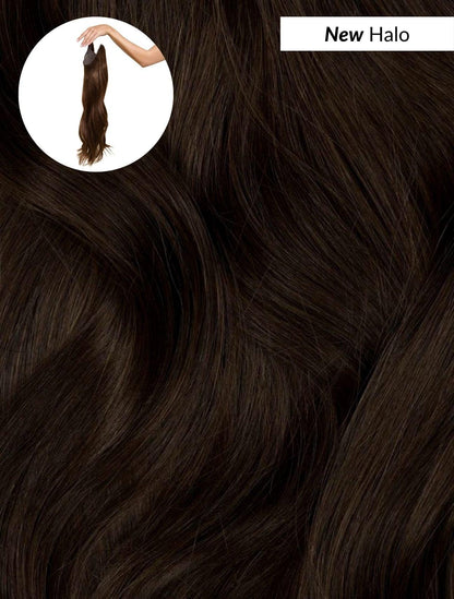 Dark Brown (2A) Halo - BOMBAY HAIR 